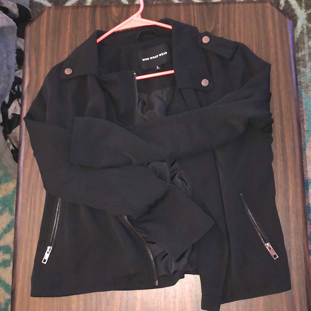 Who what wear black jacket